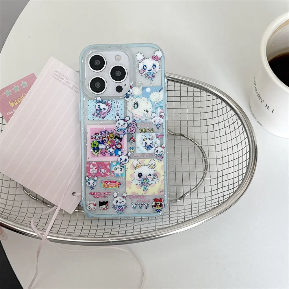 Cute Glitter Cartoon Rabbit Phone Case