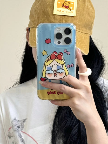 Funny Cartoon Girls Phone Case For iPhone