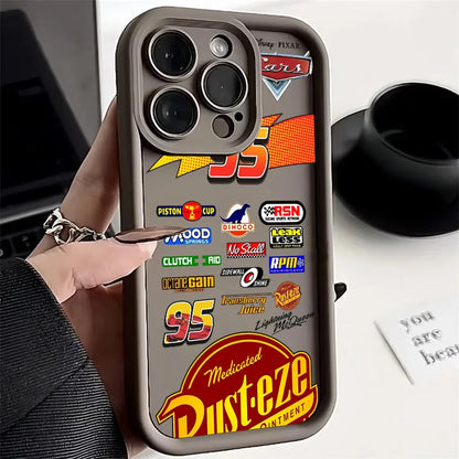 Disney Lightning McQueen 95 Phone Case For iPhone
