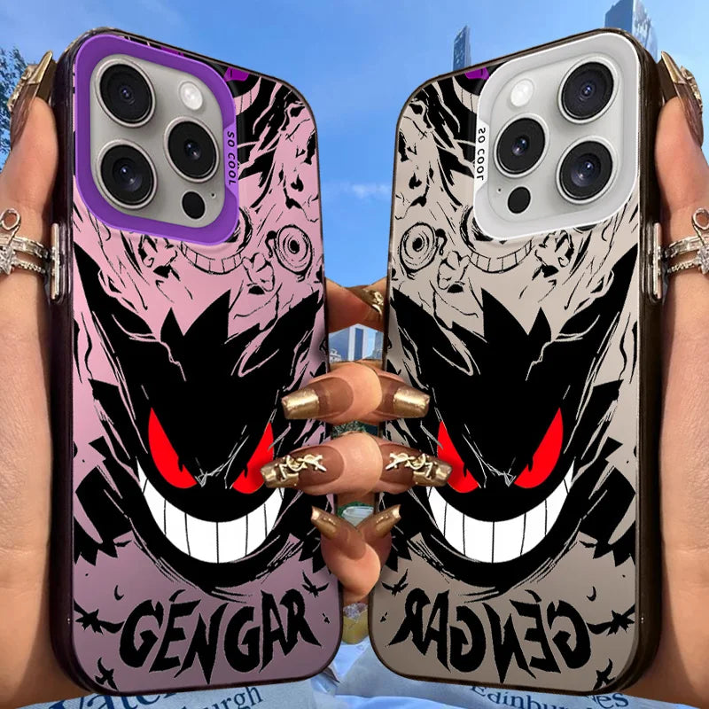 Pokemon Gengar Shockproof Dustproof Frosted Case For iPhone