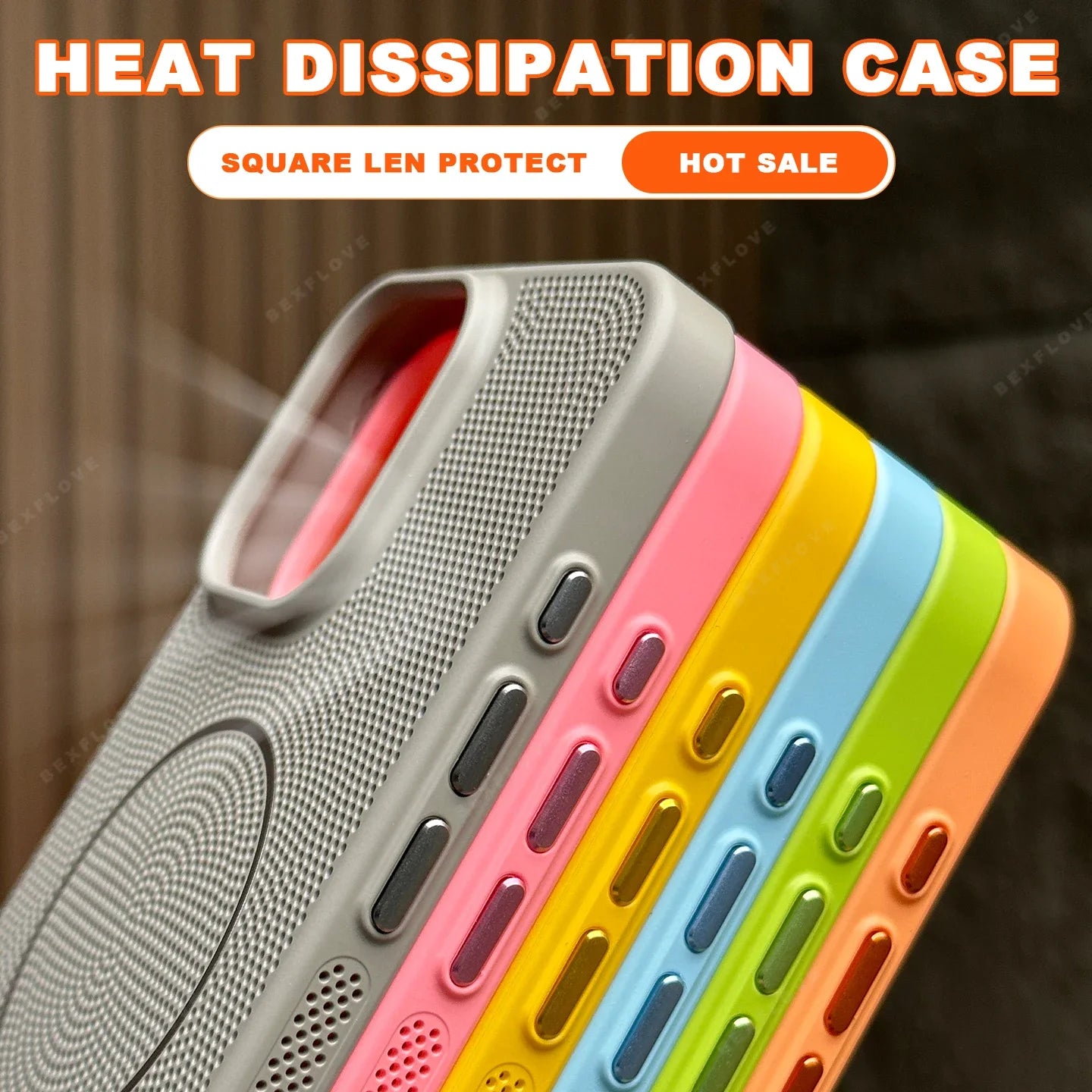 Magnetic Heat Dissipation Phone Case For iPhone