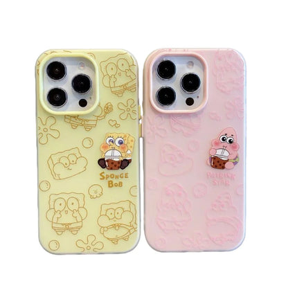 Anime Spongebo Squarepants Mobile Phone Case Available For iPhone