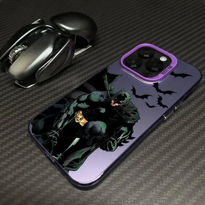 Cool Bats-Man Logo Hero Phone Case For iPhone