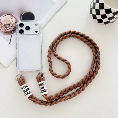 Crossbody Transparent  Phone Case For iPhone
