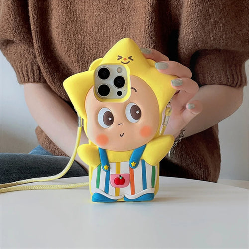 Kawaii Cartoon Star Baby Phone Case For iPhone