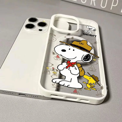 New Anime Snoopy Magsafe Phone Case Protective Cover For iPhone