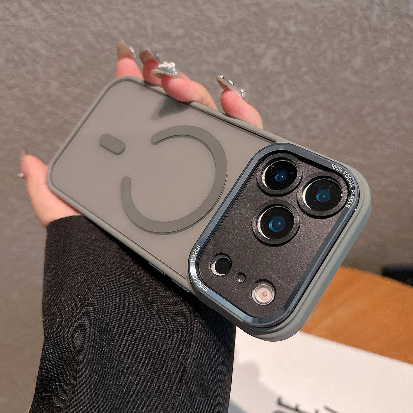 Clear Magnetic Phone Case For iPhone