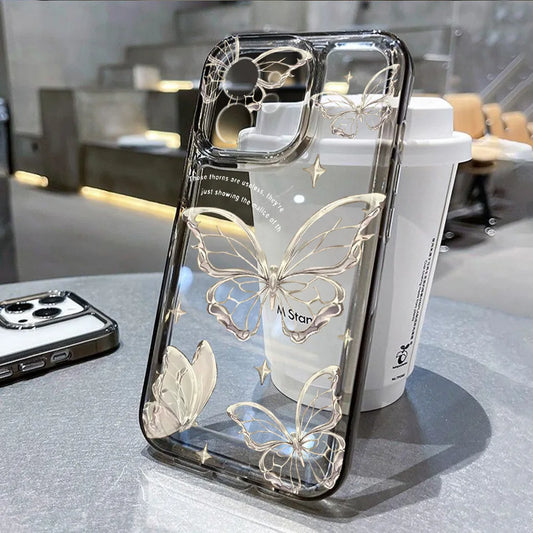 Gold Butterfly Phone Case