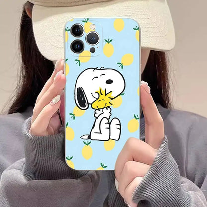 Cartoon Lovely Snoopies Phone Case For iPhone