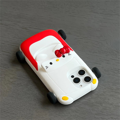 Car Shaped Hello Kitty Cute Phone Case