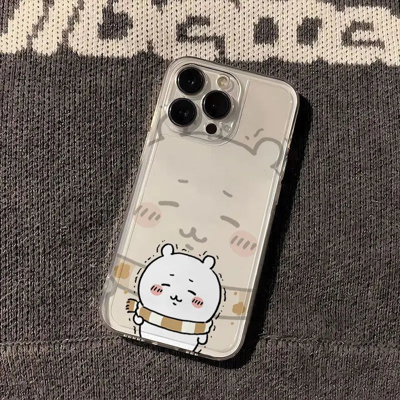 Anime Chiikawa Usagi Hachiware Winter Limited Mobile Phone Case