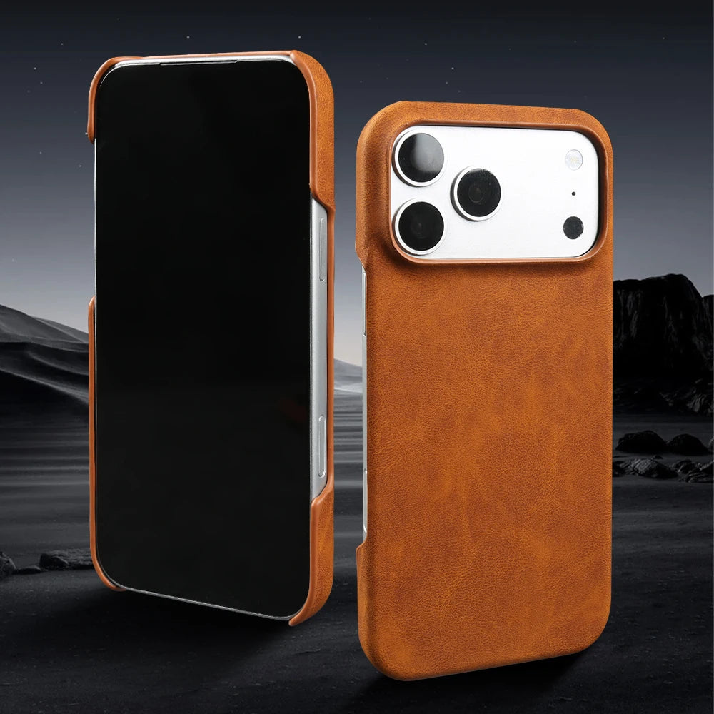 Light Luxury Fashion Business Leather Case For iPhone