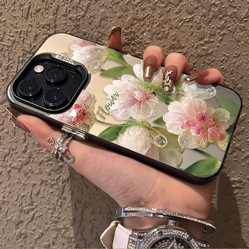 White Lotus Phone Case For iPhone