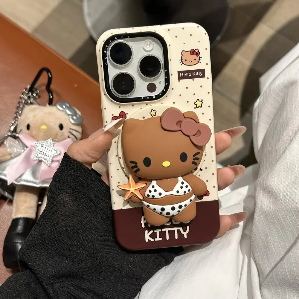 Korean New Cute Cartoon Sanrio Hello Kitty Phone Case For iPhone