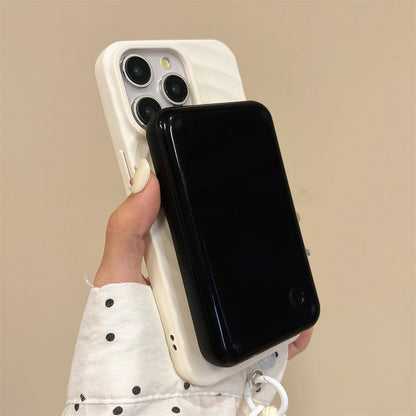 Water Ripple Silicone Circular Pattern For Magsafe Phone Case