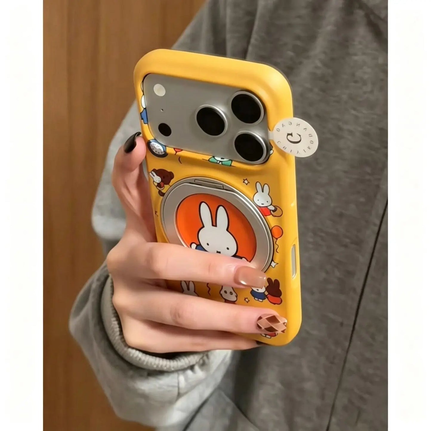 Kawaii Miffy Phone Case Featuring The Cute Cartoon Character Miffy