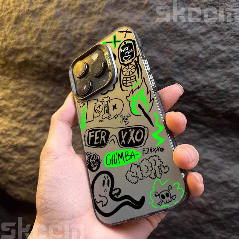 Street Classic Graffiti Print Phone Case For iPhone