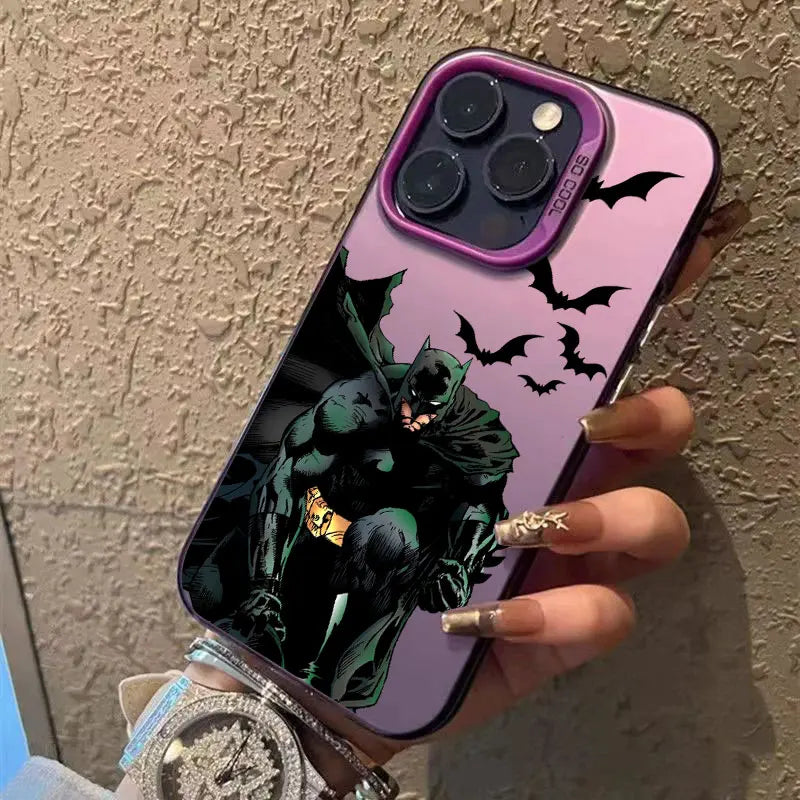 Cool Bats-Man Logo Hero Phone Case For iPhone