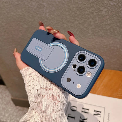 Official Stand Magnetic Phone Case For iPhone