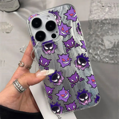 Cute Pokemon Gengar Pattern Phone Case For iPhone
