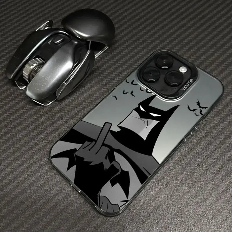 Cool Bats-Man Logo Hero Phone Case For iPhone