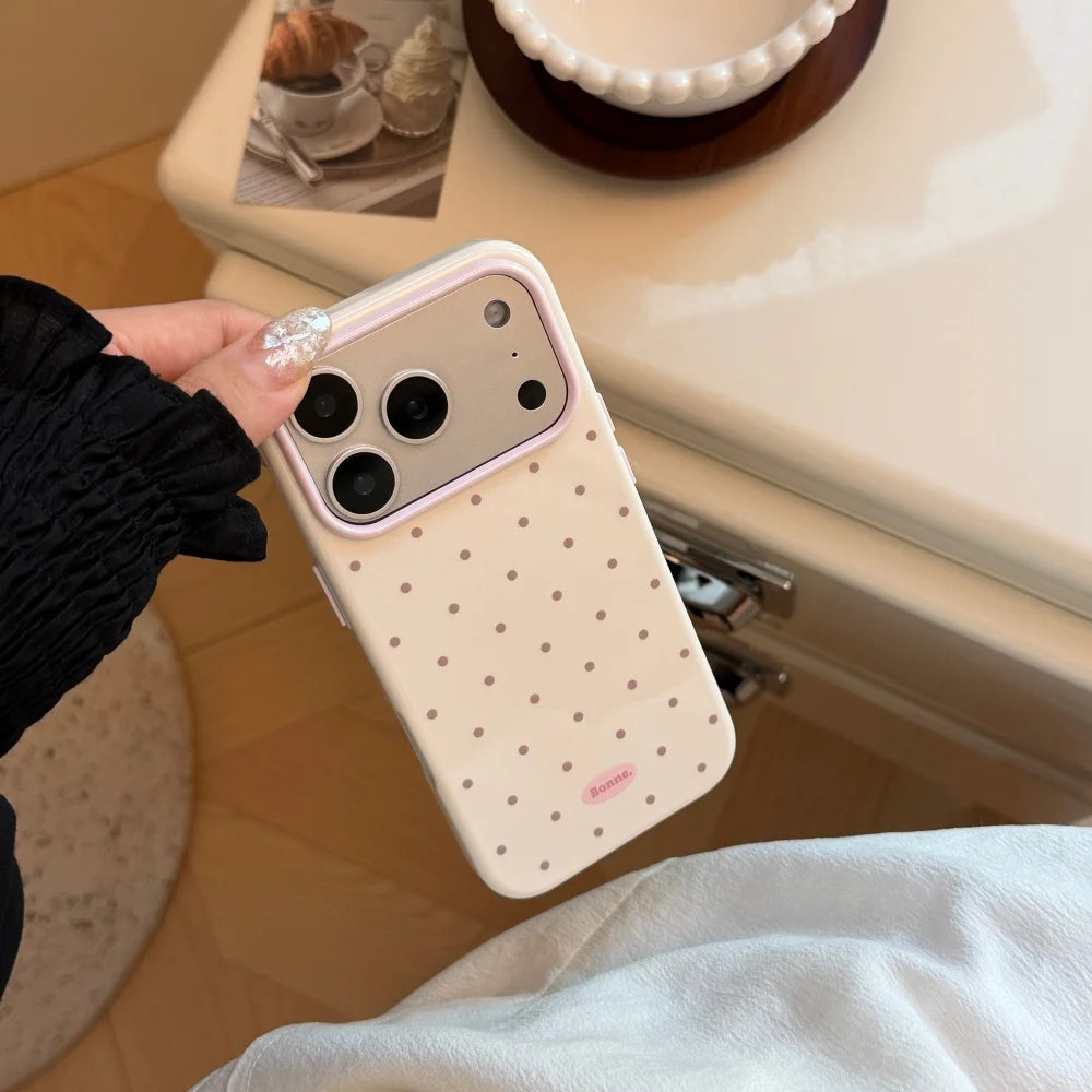 Ins Polka Dot Ultra Slim Phone Case  For iPhone