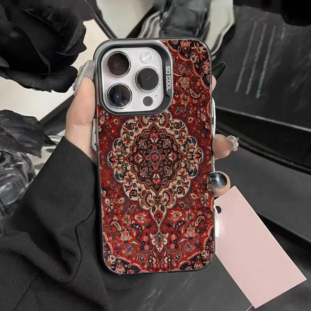 Luxury Fashion Persian Carpet Pattern Phone Case For iPhone