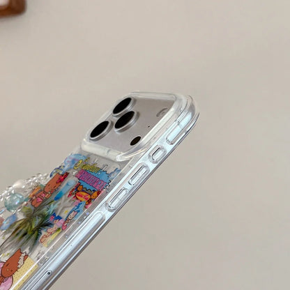 Cartoon Star Black Skin Hello Kitty Cat Shockproof Case For iPhone