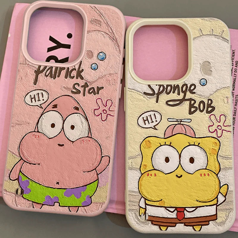 Anime Spongebo Squarepants Mobile Phone Case Available For iPhone