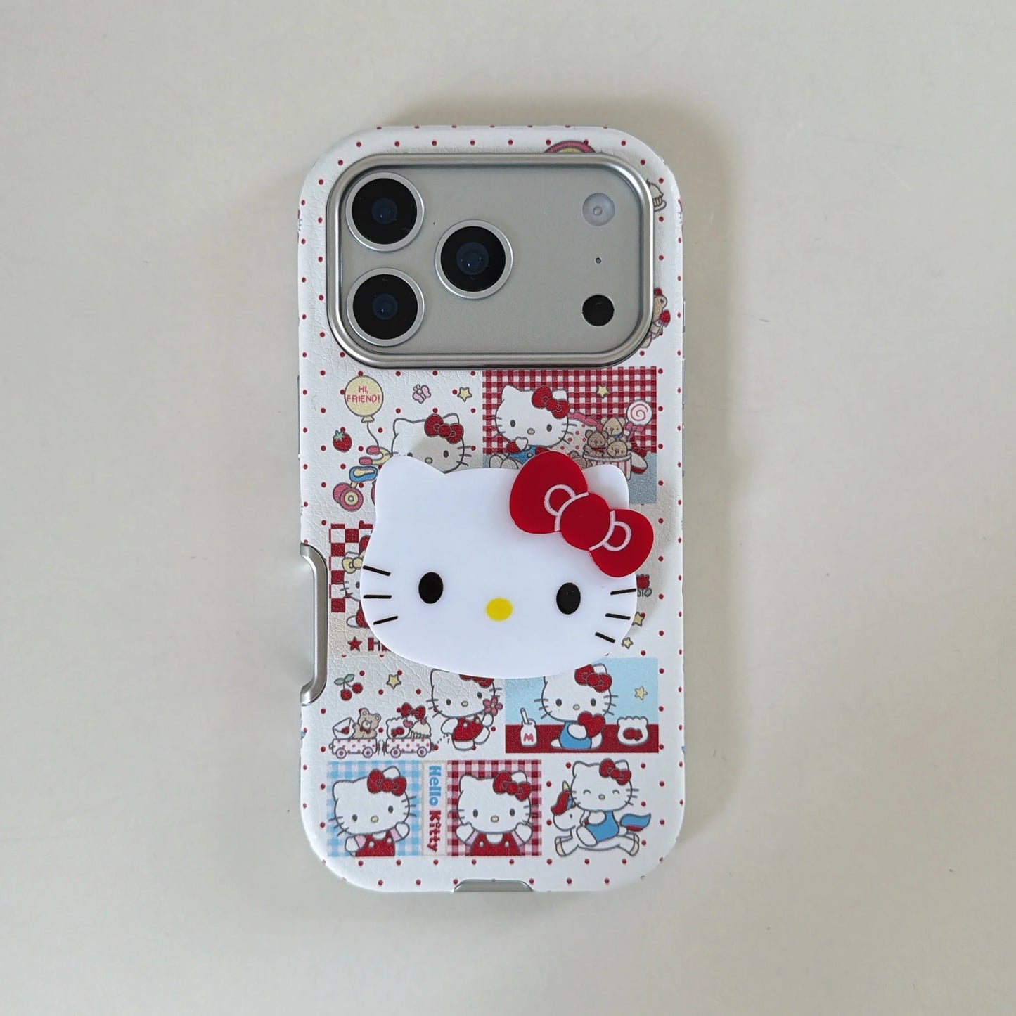 Sticker Wave Grid Kitty Is Suitable For Apple