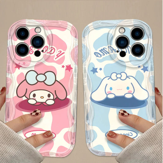 Cute My Melody Cinnamoroll Phone Case For iPhone