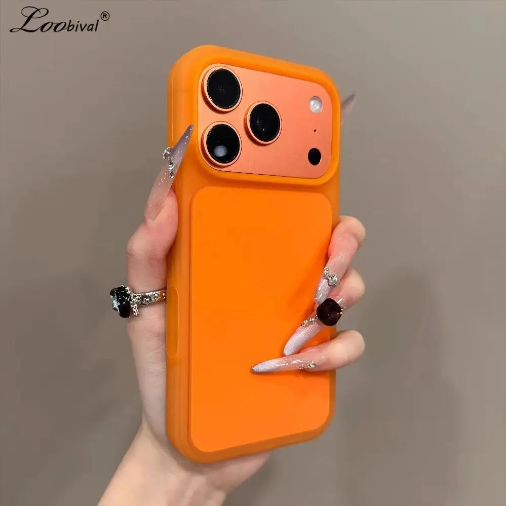 Luxury Matte Jelly Candy Color Case For iPhone
