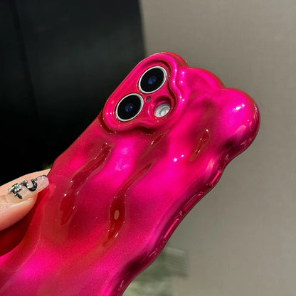 Luxury Fashion Rose Glossy 3D Meteorite Pattern Phone Case