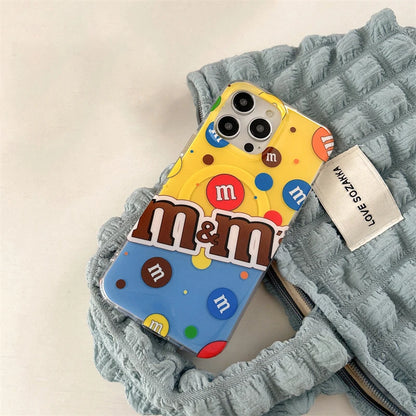 Cute Chocolate Bean Magnetic Phone Case