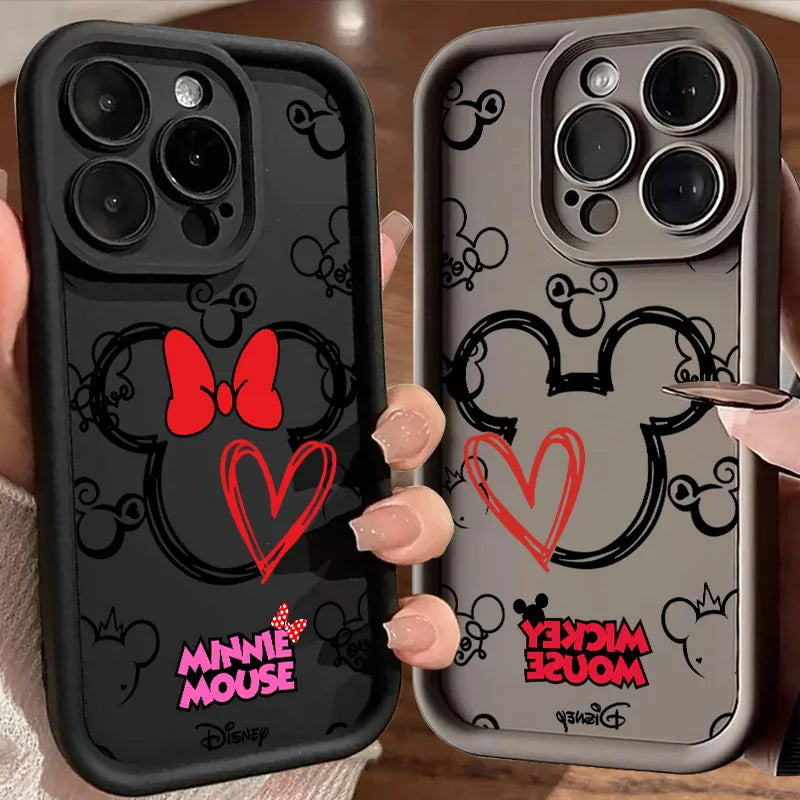 Mickey Minnie Love Disney Mouse Phone Case For iPhone