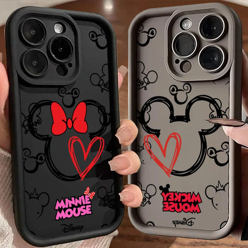 Mickey Minnie Love Disney Mouse Phone Case For iPhone
