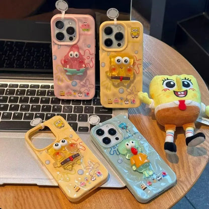Anime Spongebo Squarepants Mobile Phone Case Available  For iPhone