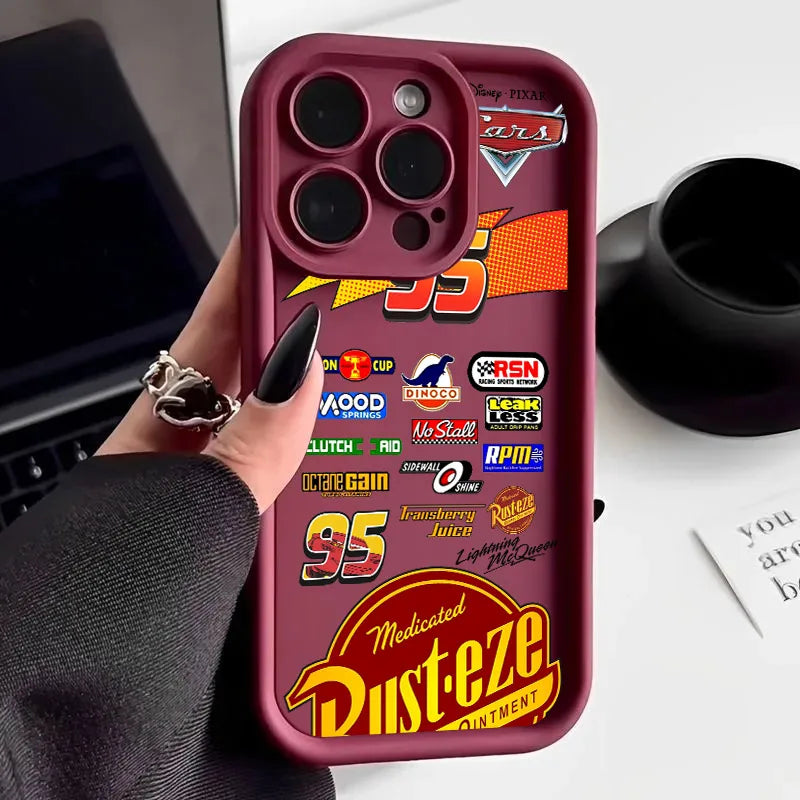 Disney Lightning McQueen 95 Phone Case For iPhone