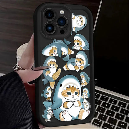 Cartoon Mofusand Cat Phone Case For iPhone