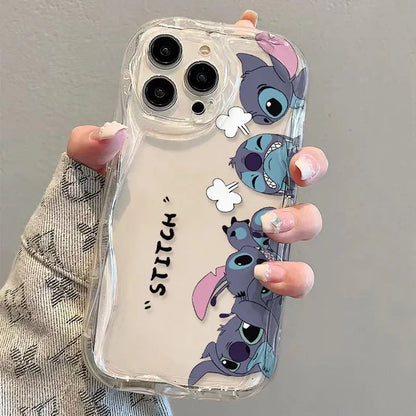 Stitch Naughty Angry Cute Phone Case For iPhone