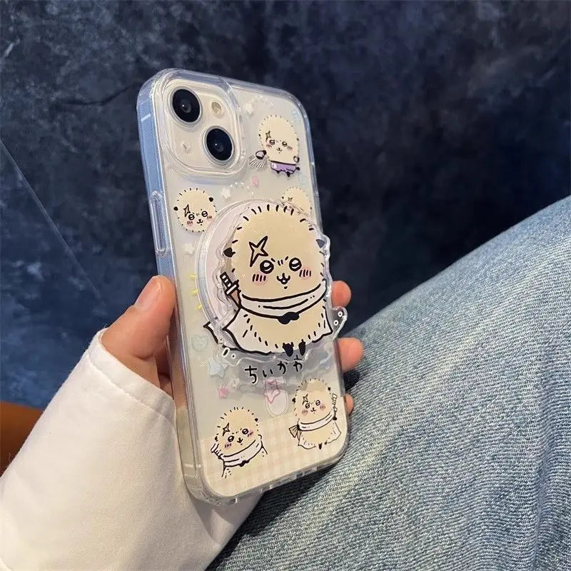 Anime Chiikawa Rakko 2026 New Magnetic Holder Cute  For iPhone