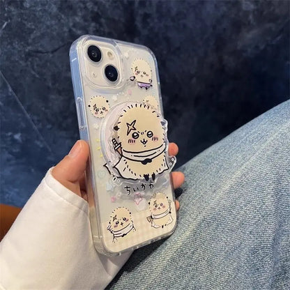 Anime Chiikawa Rakko 2026 New Magnetic Holder Cute  For iPhone