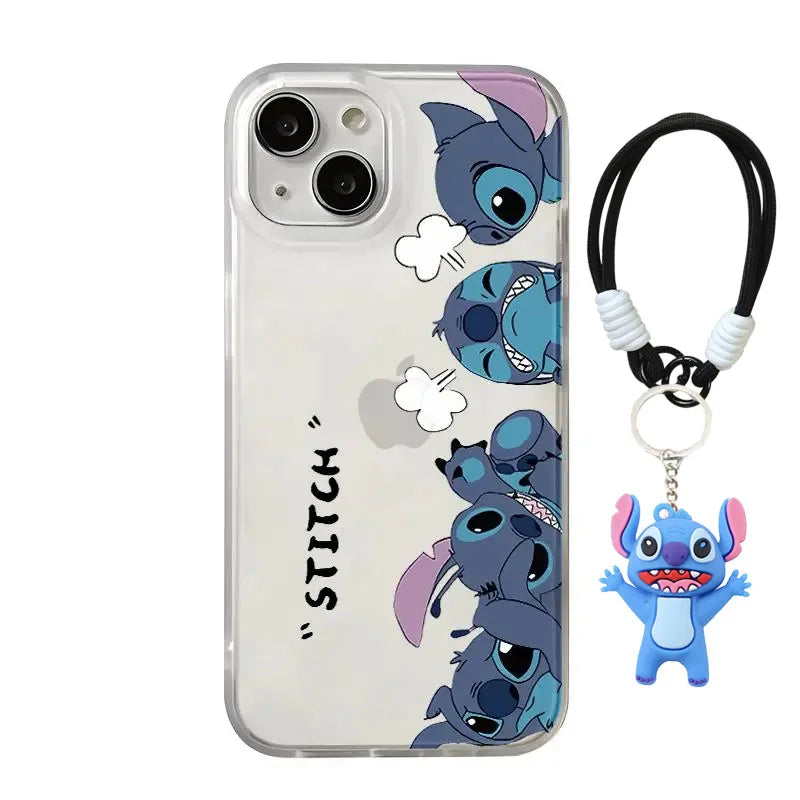 Big Eyes Stitch Kawaii Naughty Phone Case For iPhone