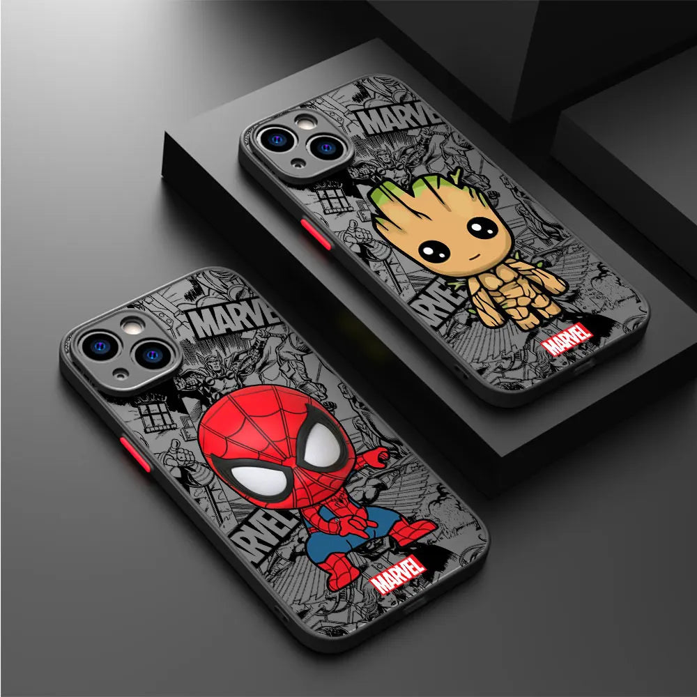 Marvel Groot Spider Man For iPhone Phone Case