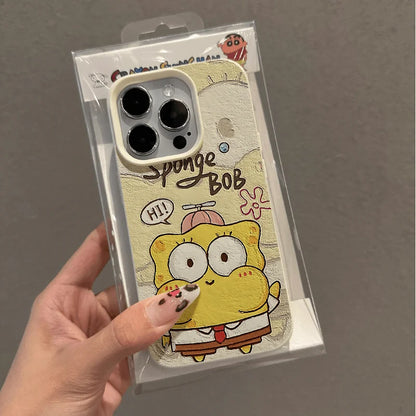 Anime Spongebo Squarepants Mobile Phone Case Available For iPhone