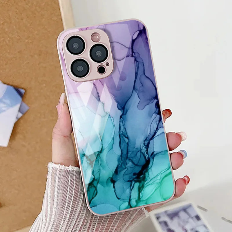 Marble Pattern Case For iPhone