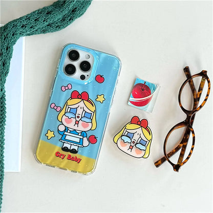 Funny Cartoon Girls Phone Case For iPhone