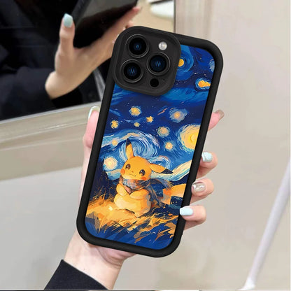 Lovely Pokemon Starry Sky Case For iPhone