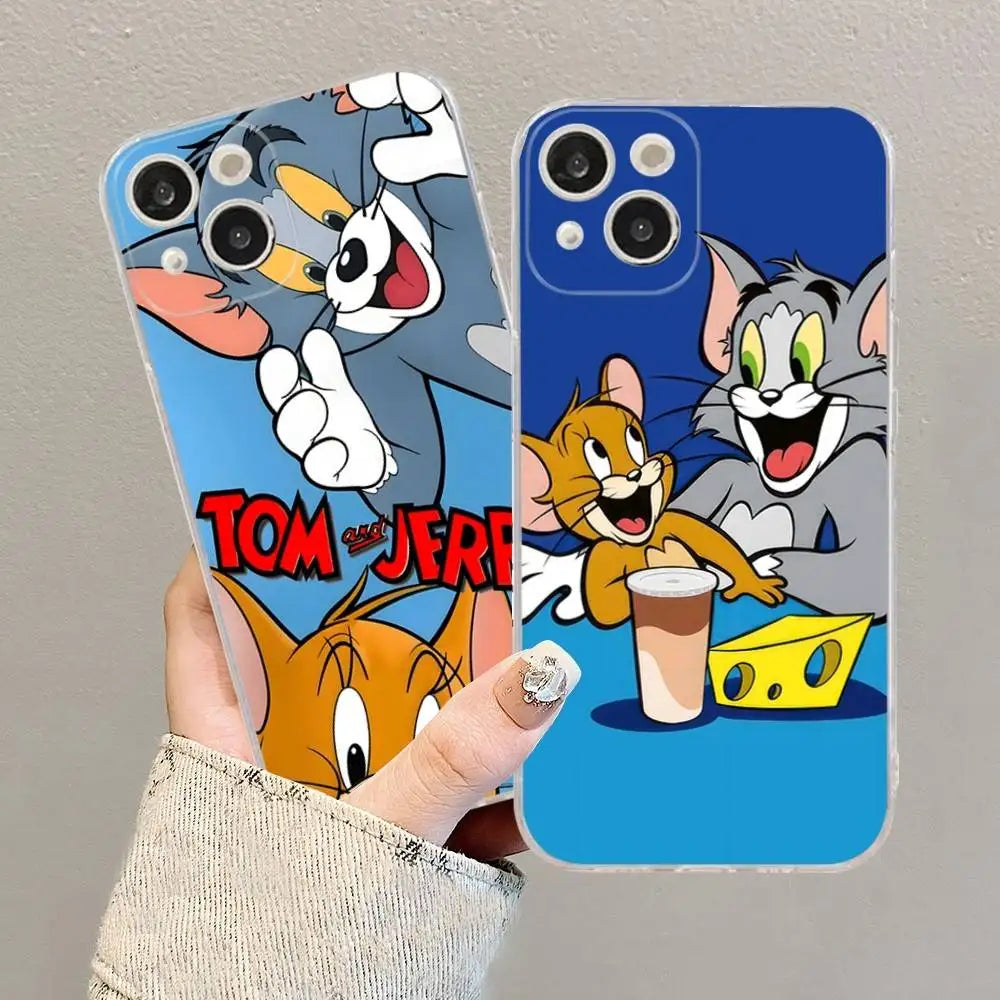 Lovely Cartoon For TomsJerrys Phone Case For iPhone
