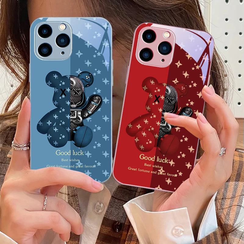 Brown Machine Bear  For iPhone